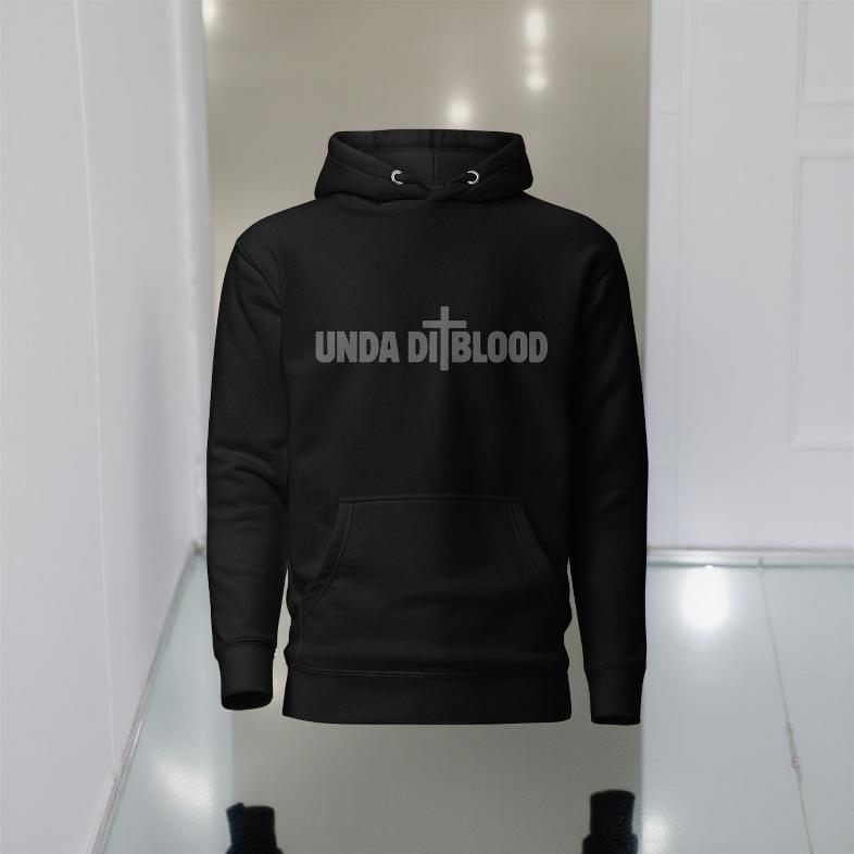 That Grey Cross/Unda Di Blood Unisex Hoodie