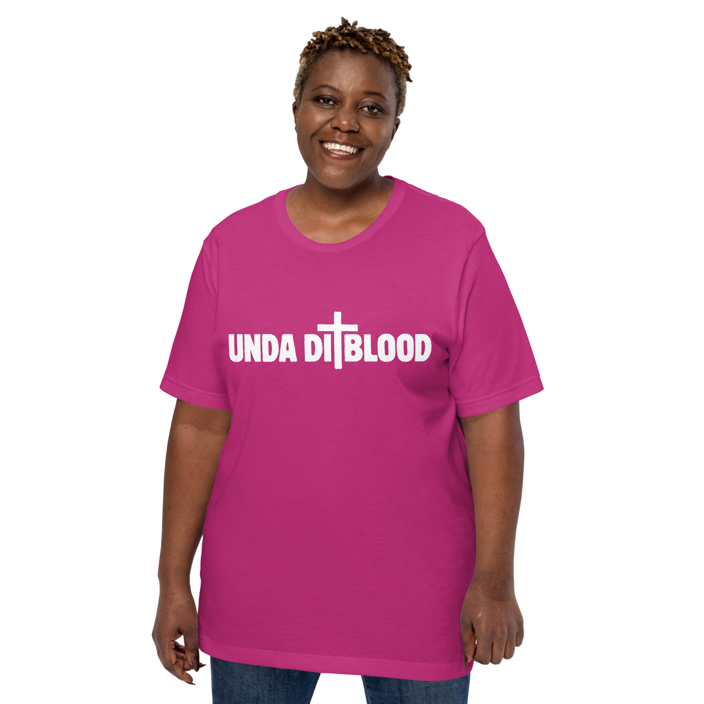 Pray Without Ceasing Unda Di Blood Unisex t-shirt Print on the back