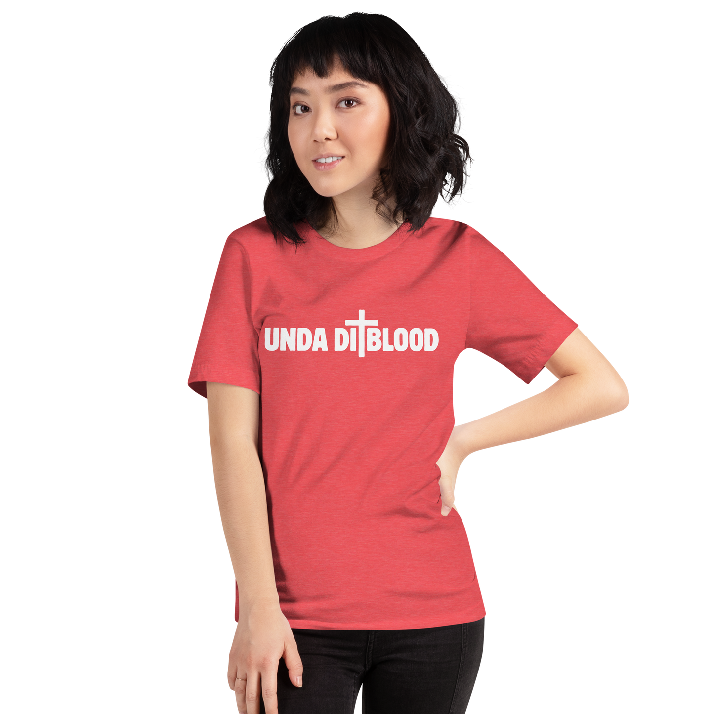 Pray Without Ceasing Unda Di Blood Unisex t-shirt Print on the back