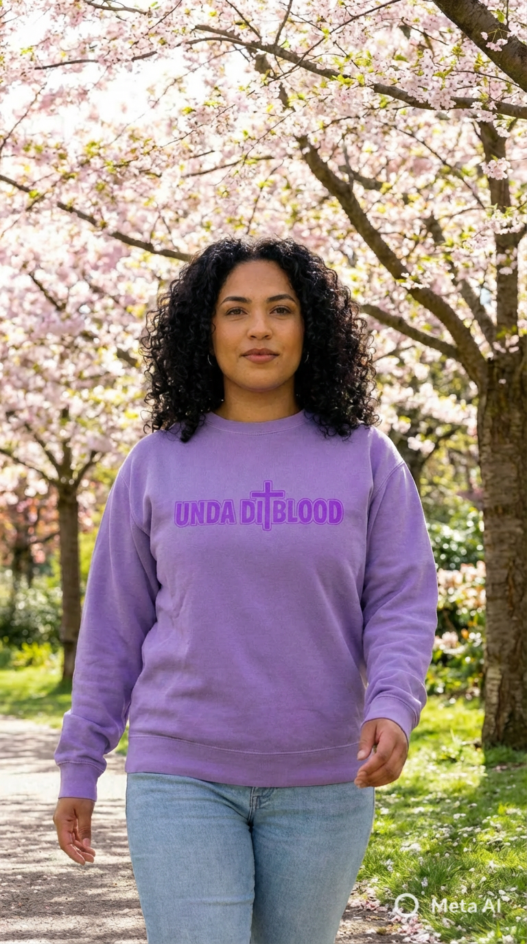 Unisex garment-dyed sweatshirt