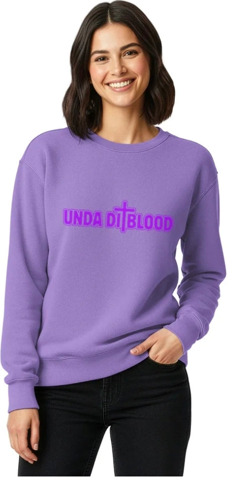 Unisex garment-dyed sweatshirt
