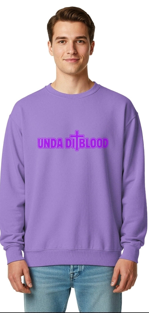 Unisex garment-dyed sweatshirt