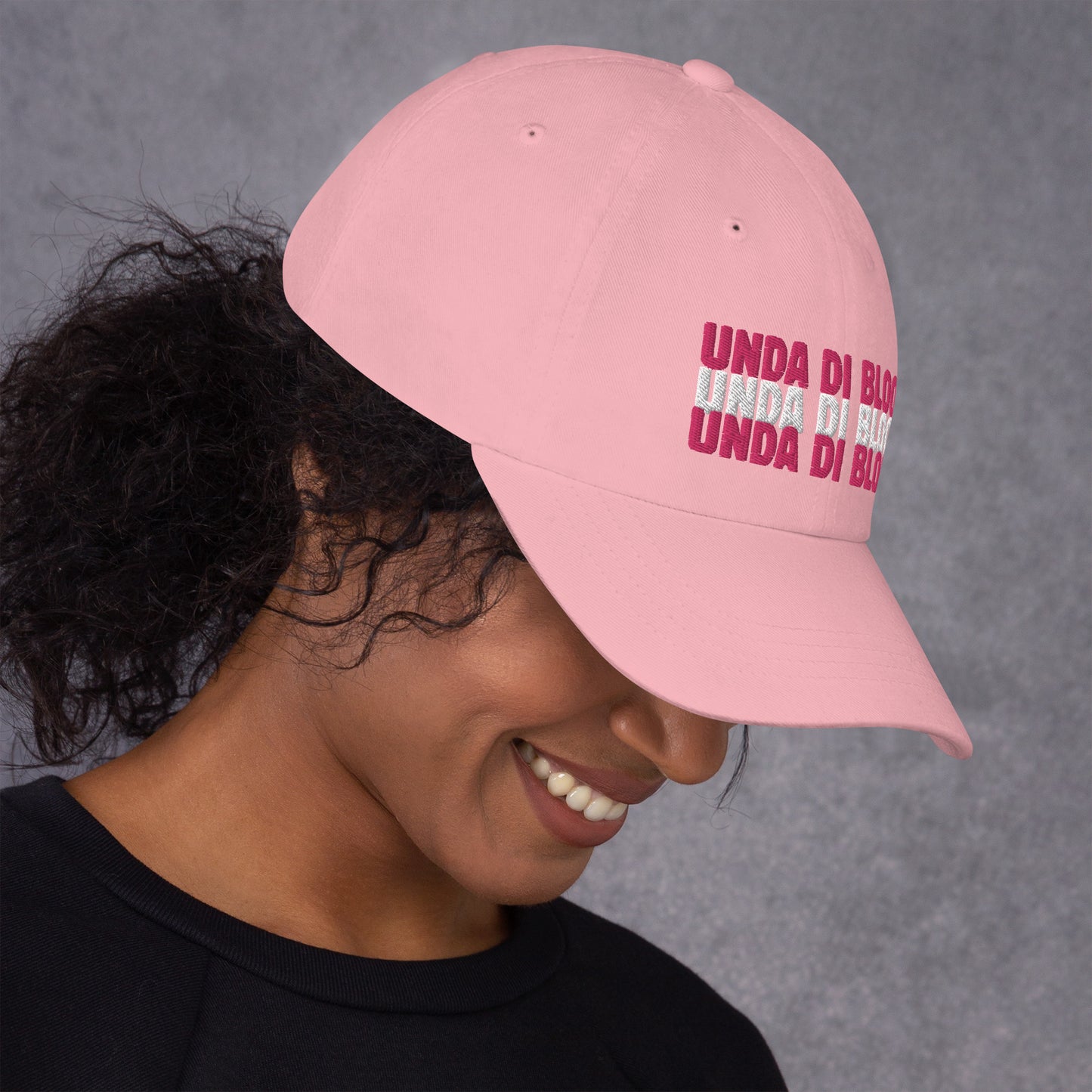 Light Pink Unda Di Blood Dad hat