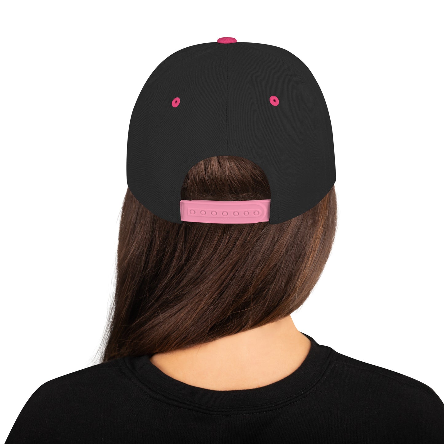 Black and Pink UDB Snapback Hat