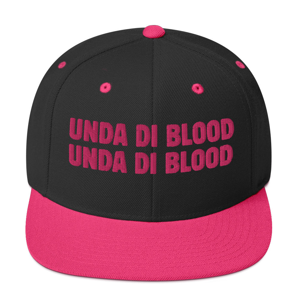 Black and Pink UDB Snapback Hat