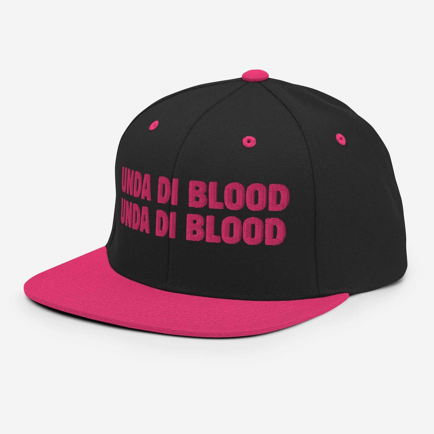 Black and Pink UDB Snapback Hat