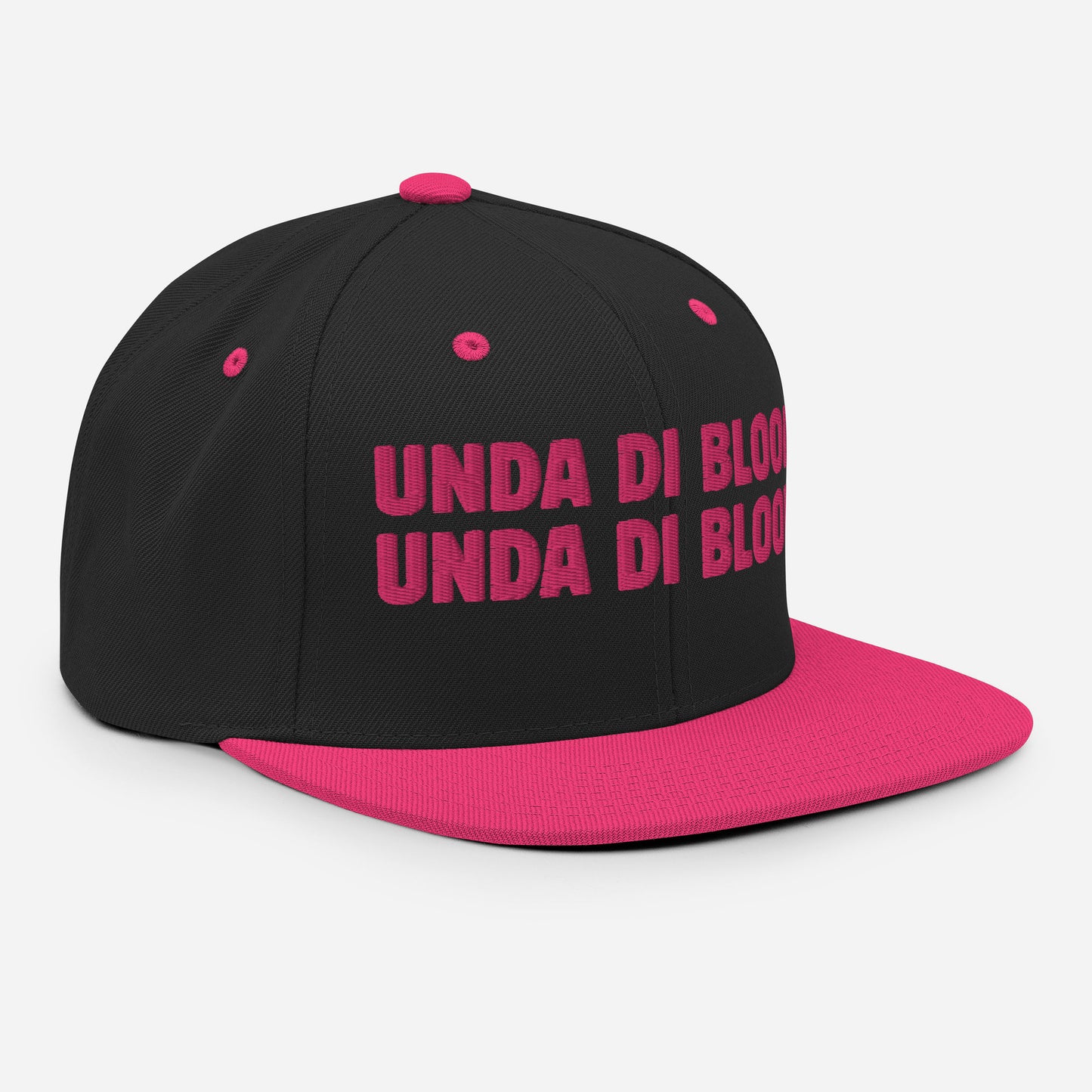 Black and Pink UDB Snapback Hat