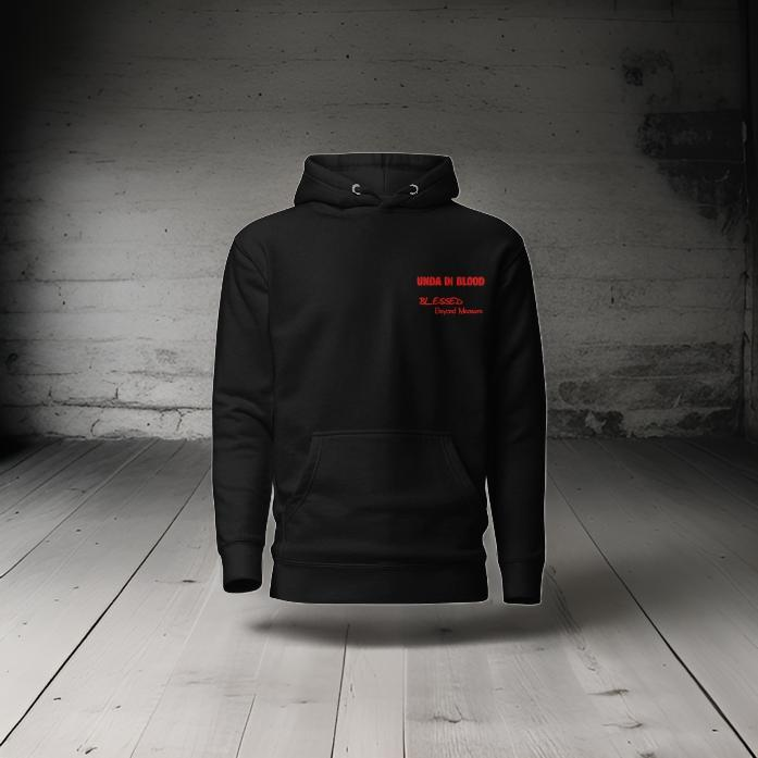 Red Blessed Beyond Measure Unisex Hoodie