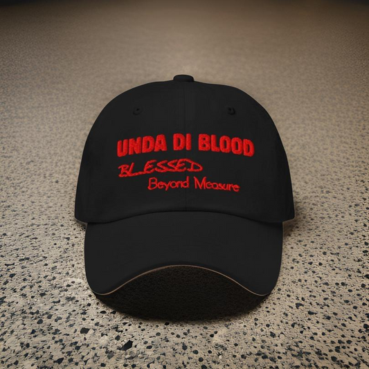 Red Blessed Beyond Measure Dad hat