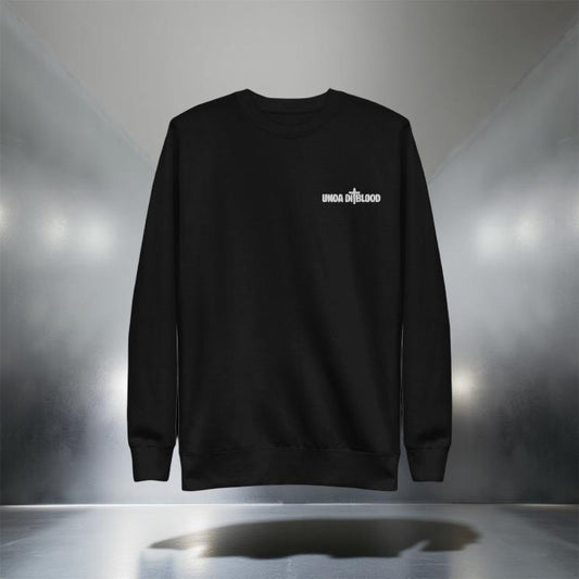 The Cross/Unda Di Blood Embroidery Unisex Premium Sweatshirt