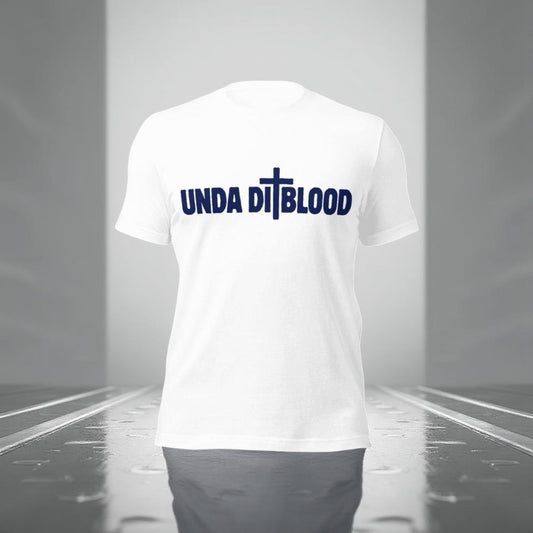 The Cross/Unda Di Blood Navy Print Unisex t-shirt