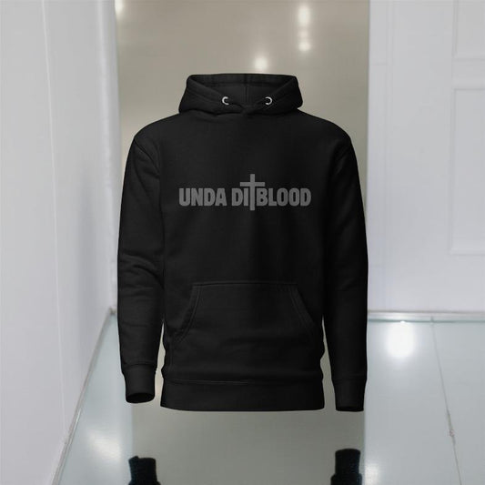 That Grey Cross/Unda Di Blood Unisex Hoodie