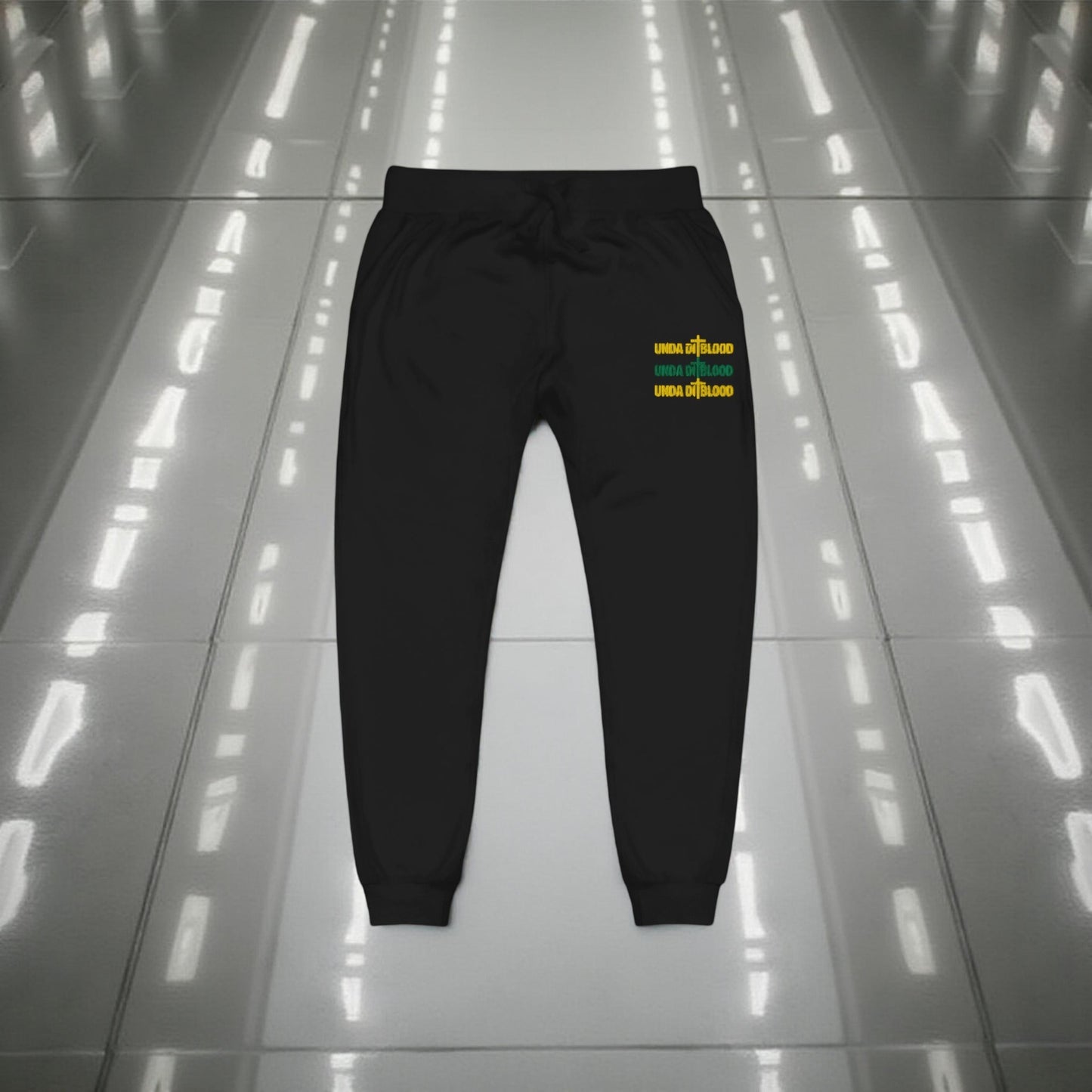 Country Collection JAM Unda Di Blood Embroidery Unisex fleece sweatpants
