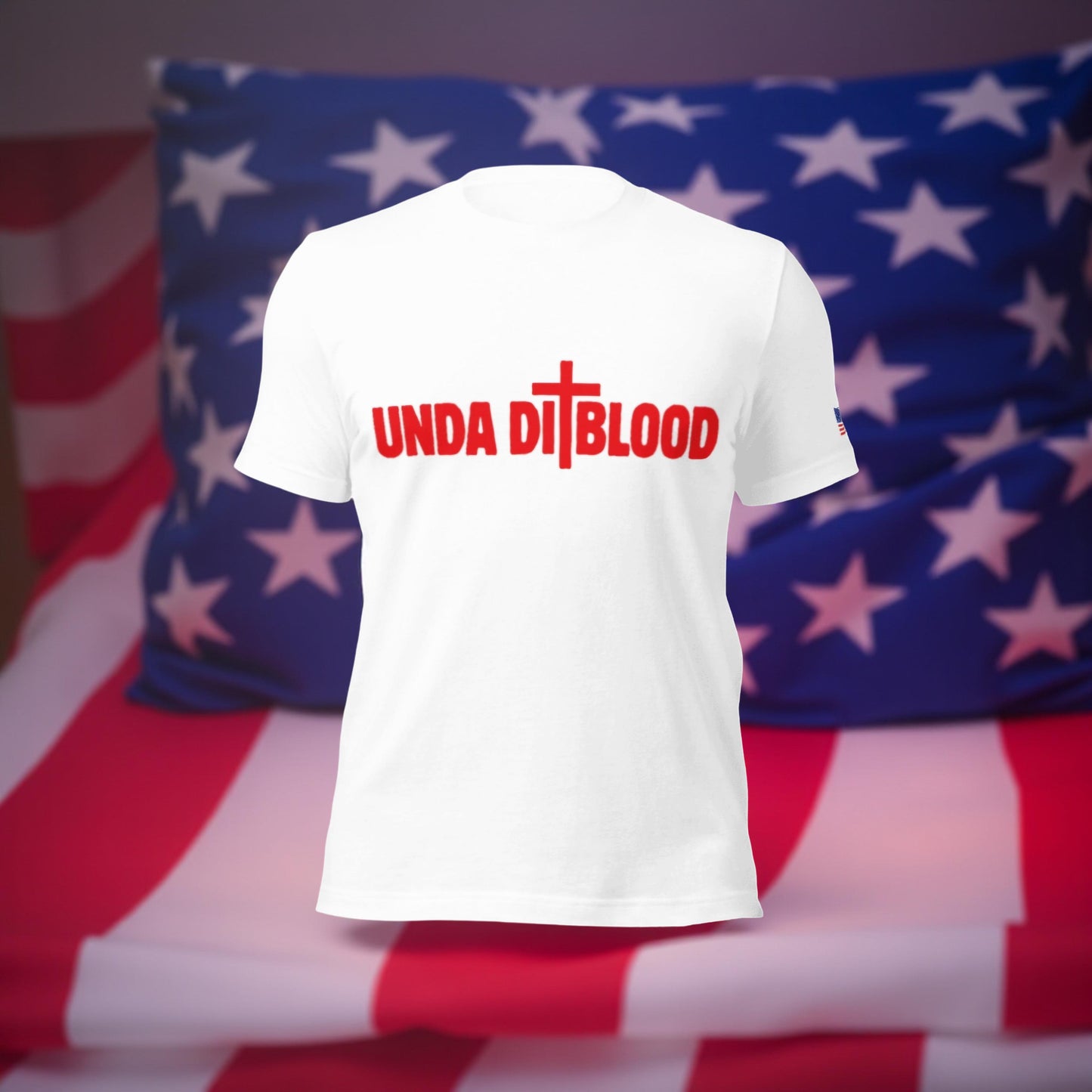 Country Collection USA Flag Unda Di Blood Unisex t-shirt