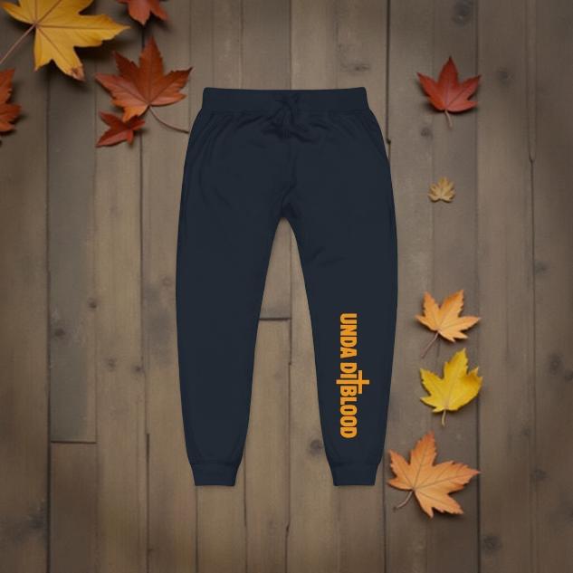 Fall Unda Di Blood Navy Unisex fleece sweatpants