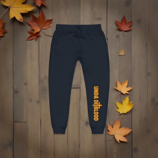 Fall Unda Di Blood Navy Unisex fleece sweatpants