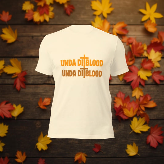 Fall Unda Di Blood Unisex t-shirt Print on the back
