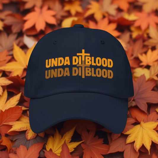 Fall Unda Di Blood Navy Dad hat