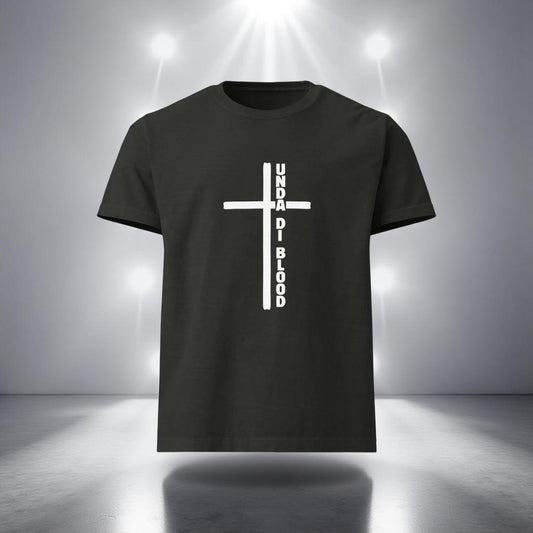 Simple Cross Next to Unda Di Blood Unisex oversized t-shirt