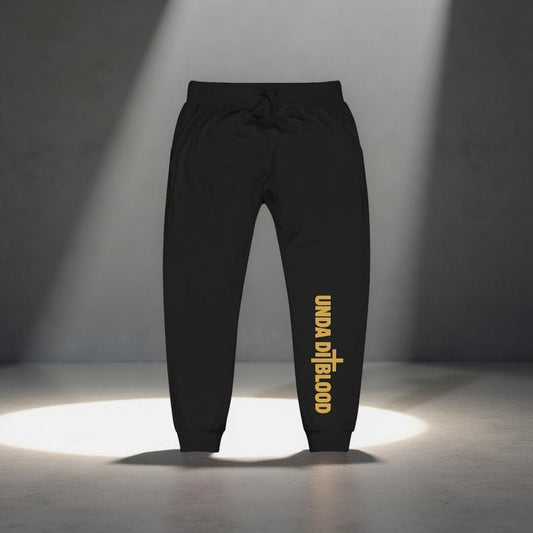 Pray Without Ceasing Unda Di Blood Matching Print Unisex fleece sweatpants