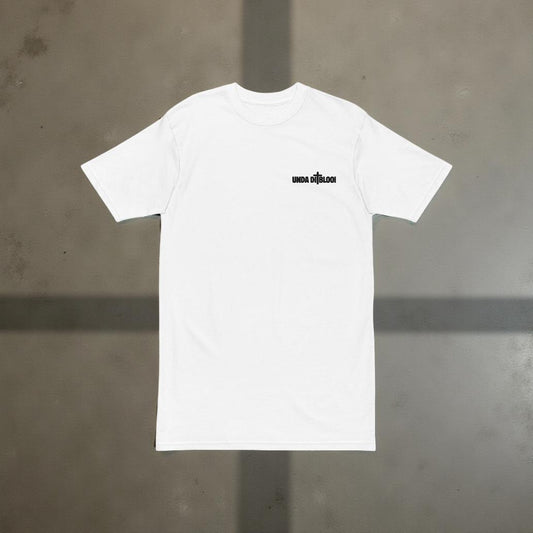 Pray Without Ceasing Embroidery Unda Di Blood Print on the Back Men’s Premium heavyweight tee