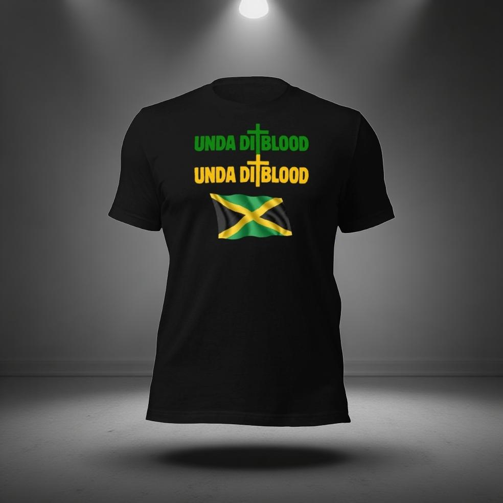 Jamaica Flag Unda Di Blood Unisex t-shirt