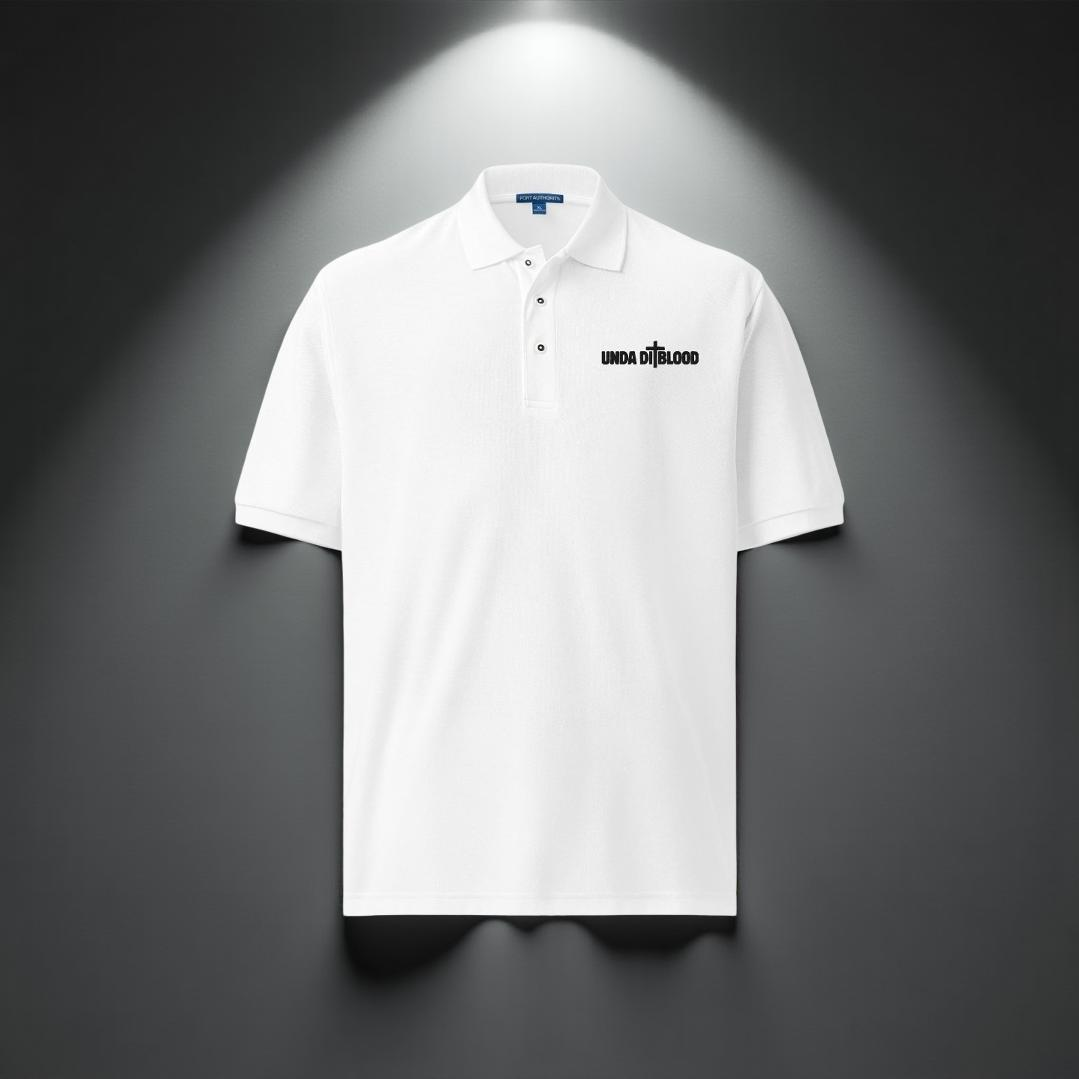 Introducing the Brand Unda Di Blood Embroidery Men's Premium Polo