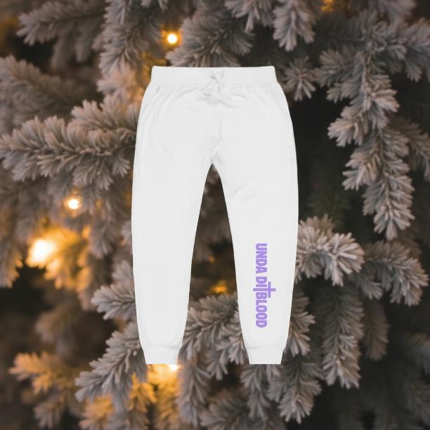 Introducing the Brand Unda Di Blood Print Unisex fleece sweatpants