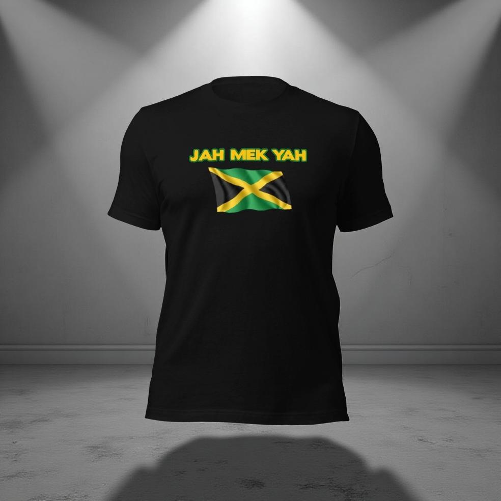 Jah Mek Yah Unda Di Blood Print on the Back Unisex t-shirt
