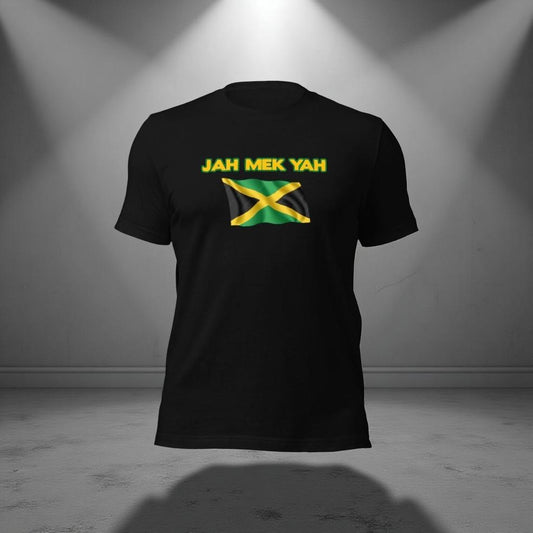 Jah Mek Yah Unda Di Blood Print on the Back Unisex t-shirt