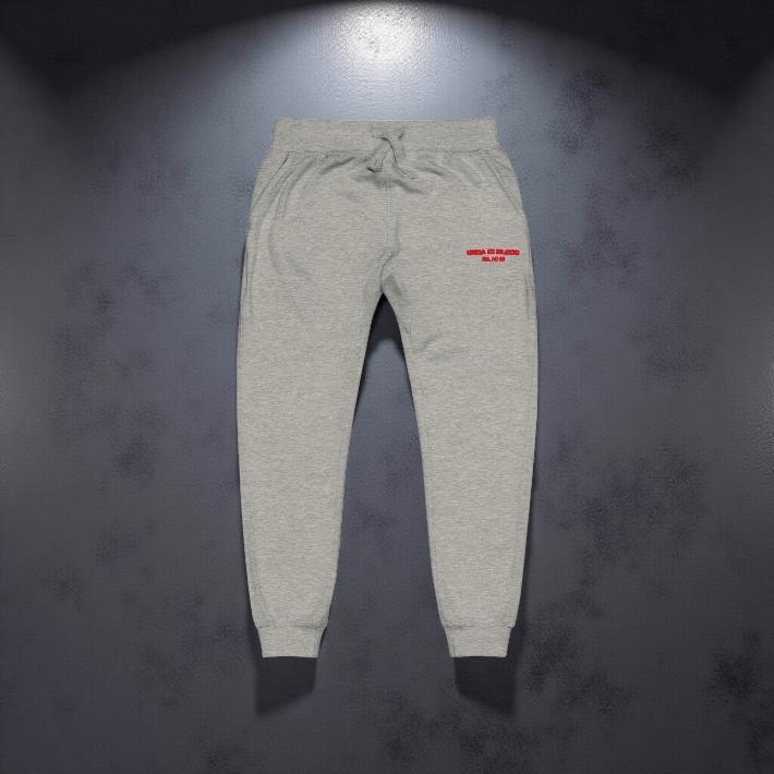 Est. AD 33 Unda Di Blood Embroidery  Unisex fleece sweatpants
