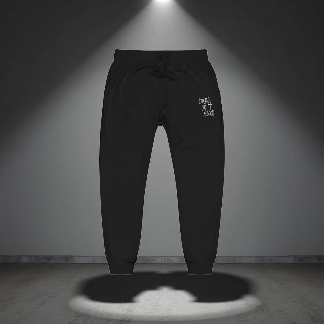 A CEO's Created Font Unda Di Bloo Embroidery Unisex fleece sweatpants