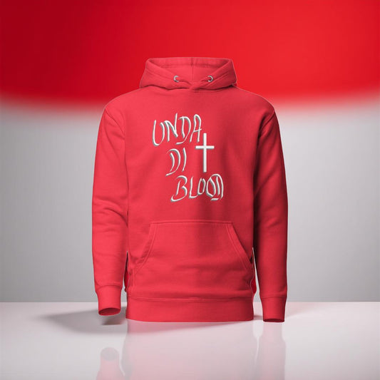 A CEO'S Created Font Unda Di Blood Print on the back Unisex Hoodie