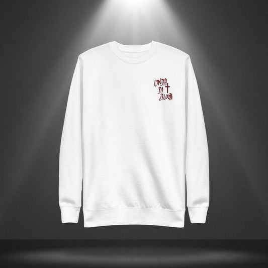 A CEO'S Created Font Unda Di Blood Embroidery Unisex Premium Sweatshirt