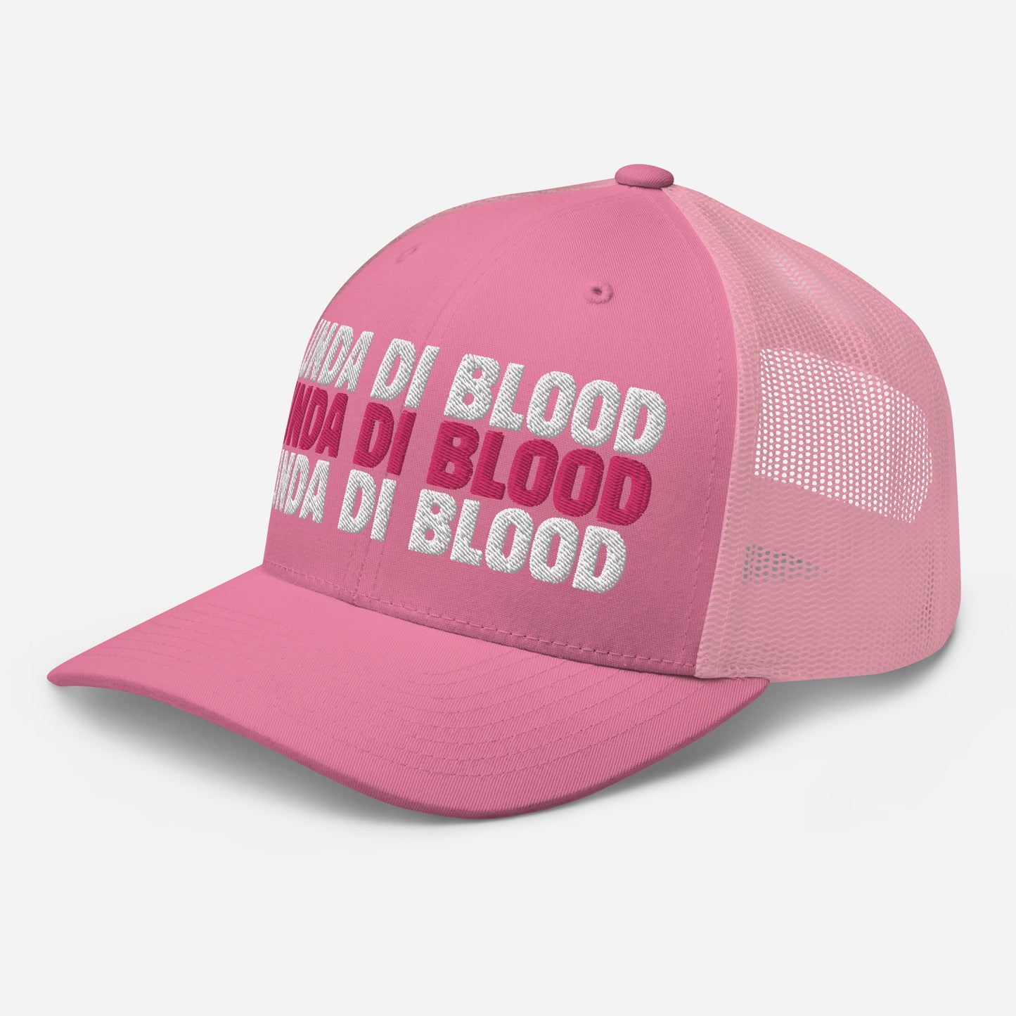 Pink Unda di Blood Trucker Cap