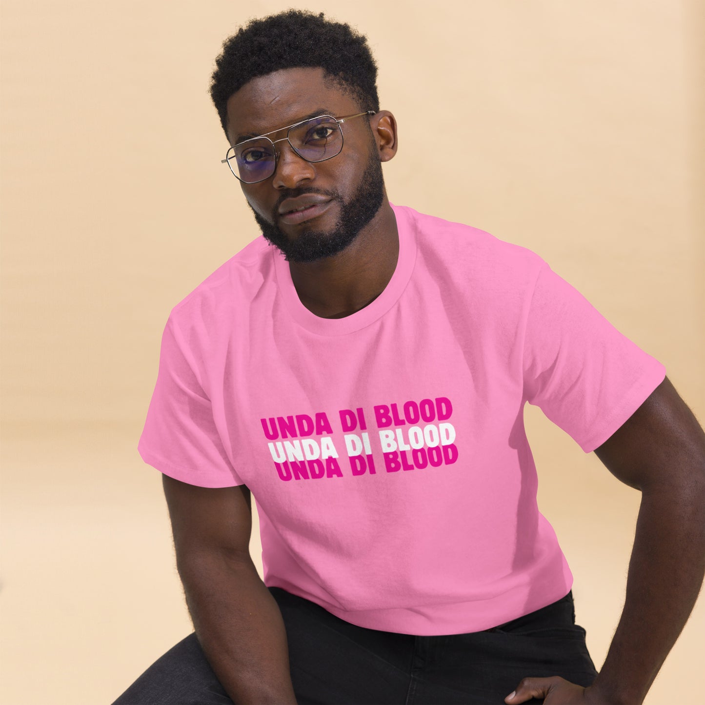 Pink Unda Di Blood Unisex classic tee