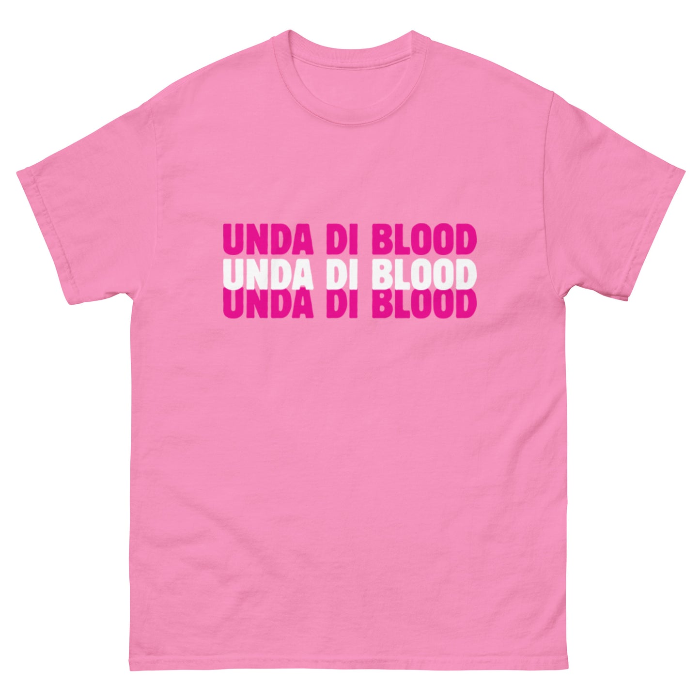 Pink Unda Di Blood Unisex classic tee