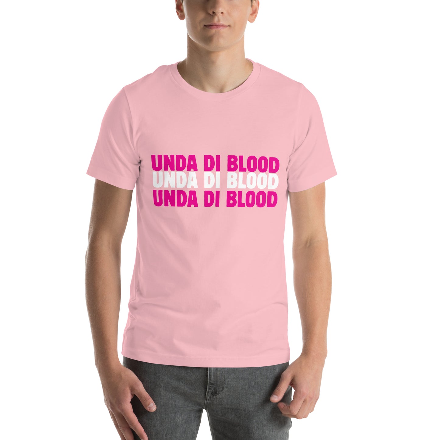 Light Pink Unda Di Blood Unisex t-shirt