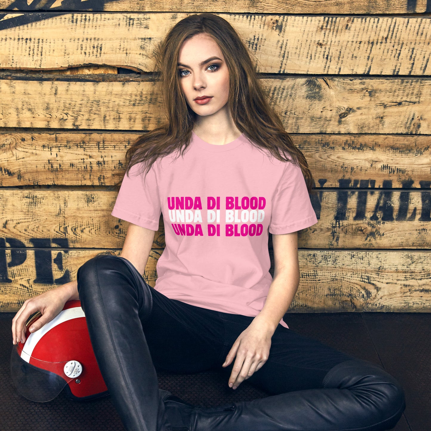 Light Pink Unda Di Blood Unisex t-shirt