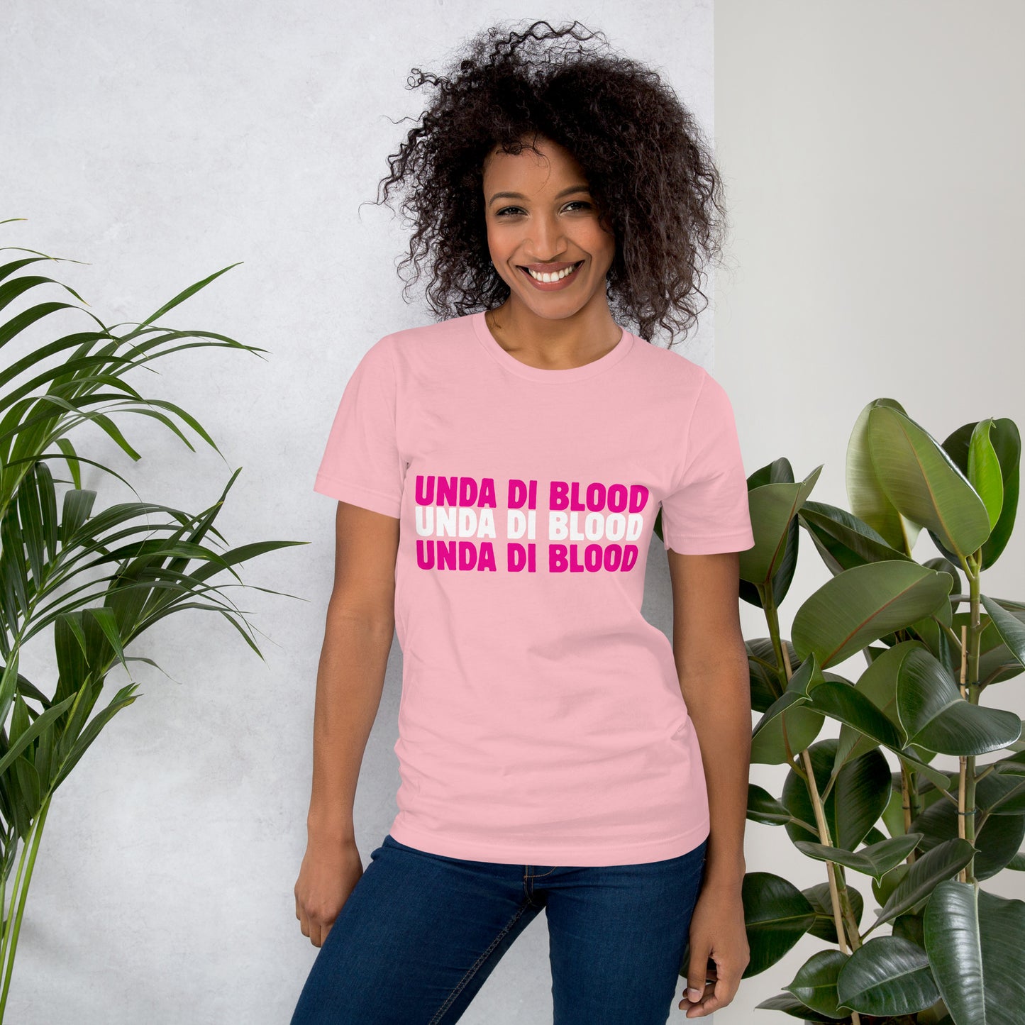 Light Pink Unda Di Blood Unisex t-shirt