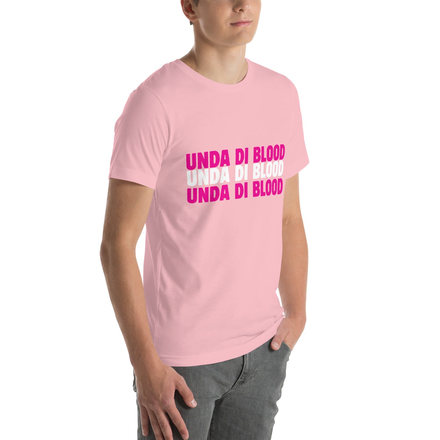 Light Pink Unda Di Blood Unisex t-shirt